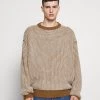 Mennace EVIAN - Jumper - Light Brown