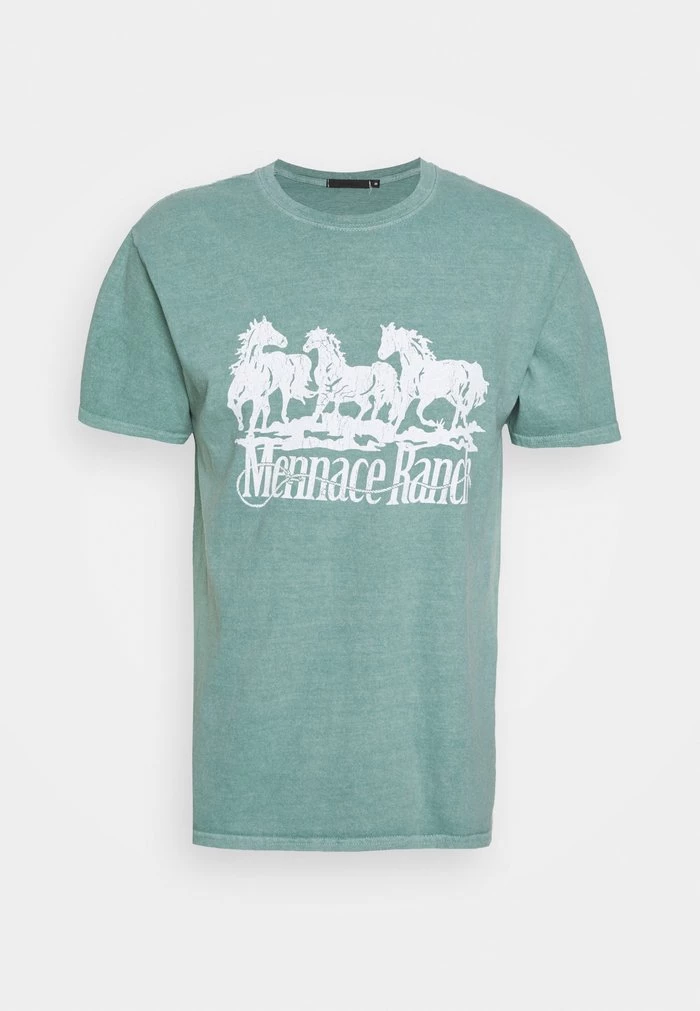 Mennace ROSEBOWL RANCH REGULAR - Print T-shirt - Light Blue 8 Mennace ROSEBOWL RANCH REGULAR - Print T-shirt - Light Blue - Image 6