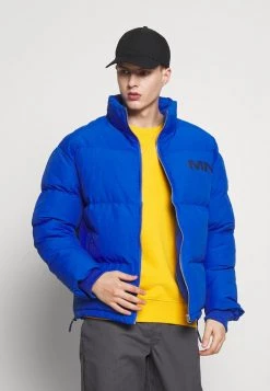 Mennace MIRROR MATTE PUFFER JACKET - Winter Jacket - Blue -Mennace Shop Online e0656c53bf874143b13d403db296b795