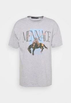 Mennace ROSEBOWL RODEO REGULAR - Print T-shirt - Grey -Mennace Shop Online e30bf5f0d0444fb489d51aa5250261e5