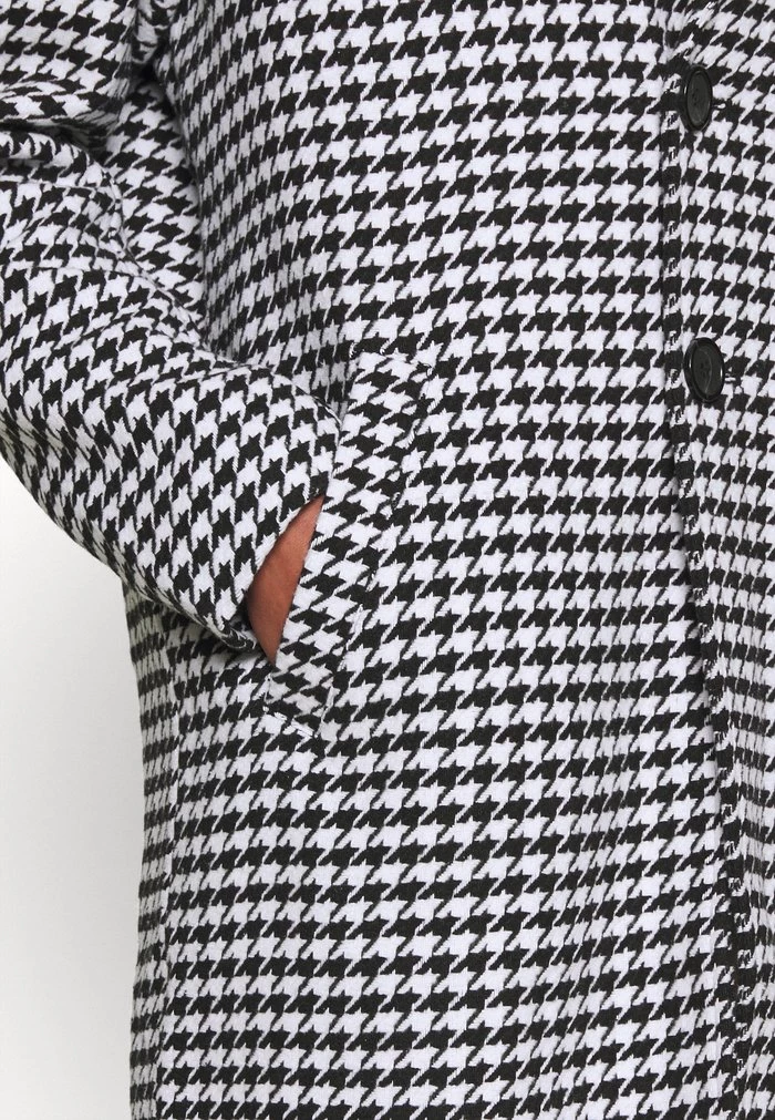 Mennace HENNESSEY HOUNDSTOOTH COAT - Classic Coat - White 9 Mennace HENNESSEY HOUNDSTOOTH COAT - Classic Coat - White - Image 7