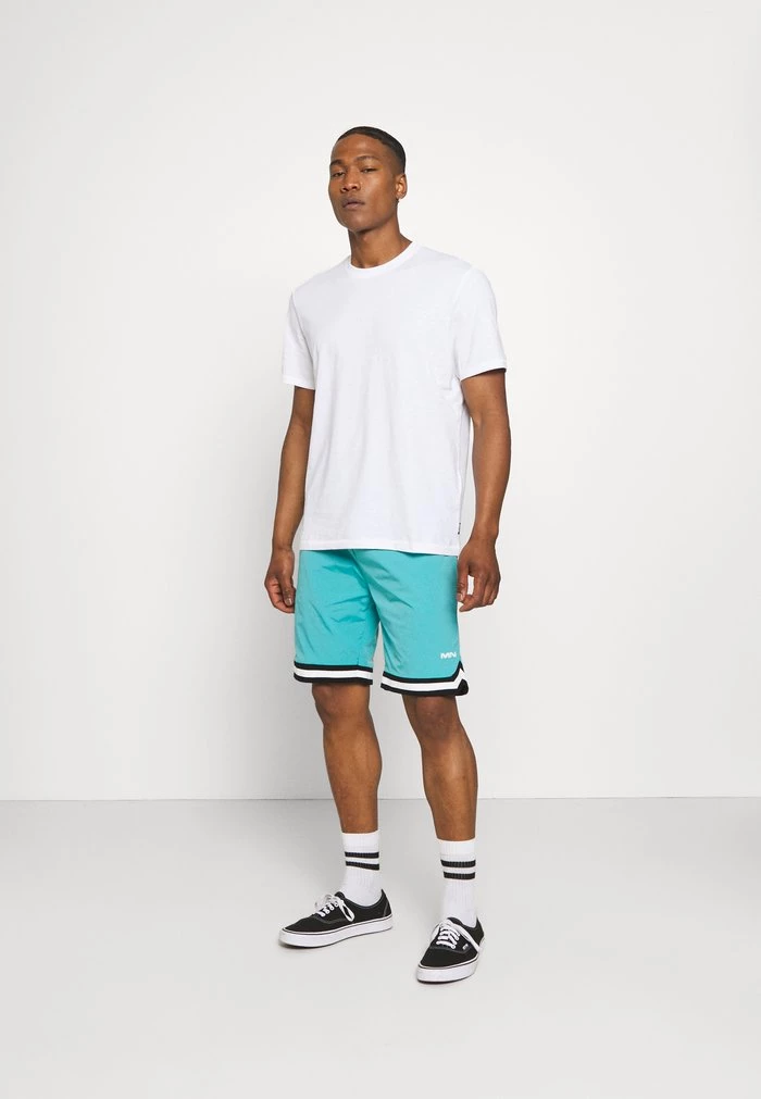 Mennace TAPED BASKETBALL - Shorts - Light Blue 4 Mennace TAPED BASKETBALL - Shorts - Light Blue - Image 2