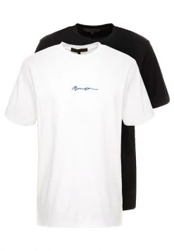 Mennace 2 PACK - Print T-shirt - Black/white -Mennace Shop Online e944cc47ed43496698fcd9c6217250db