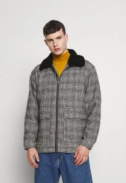 Mennace HENNESSEY BORG COLLAR JACKET - Summer Jacket - Multi