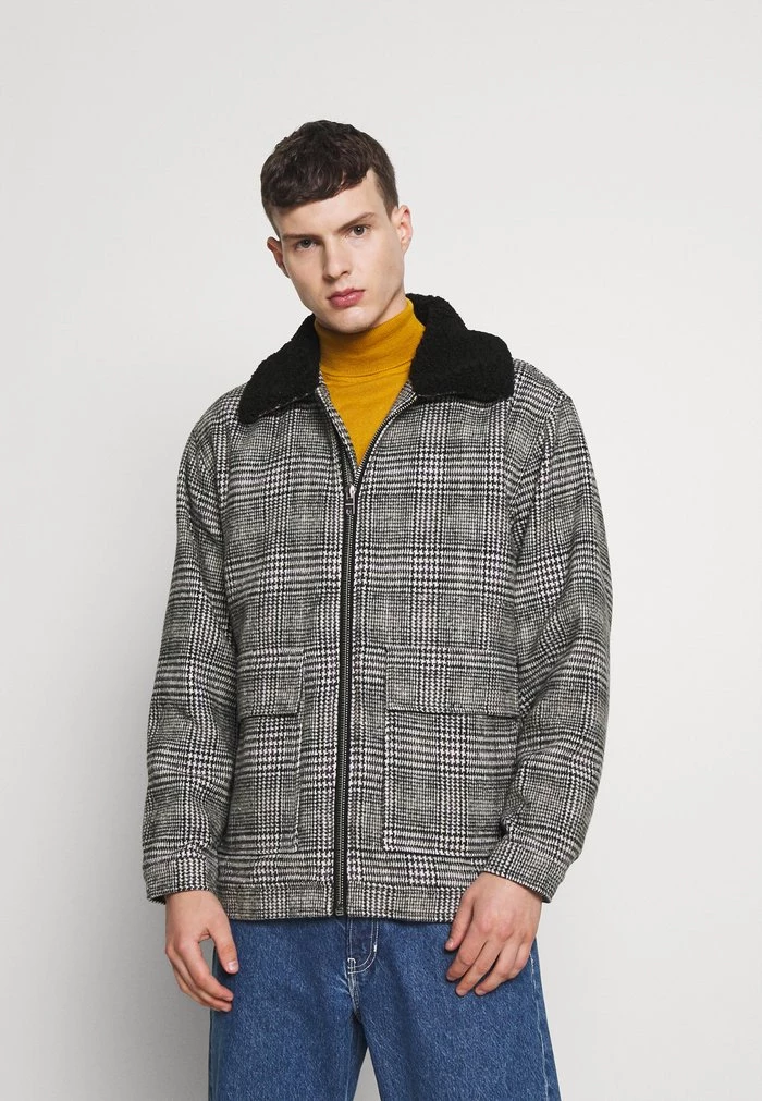 Mennace HENNESSEY BORG COLLAR JACKET - Summer Jacket - Multi 3 Mennace HENNESSEY BORG COLLAR JACKET - Summer Jacket - Multi