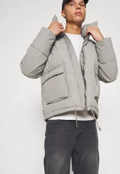 Mennace EVIAN PUFFER JACKET UNISEX - Winter Jacket - Light Grey -Mennace Shop Online eba59ec5857a4f9ab3592a74498aef15