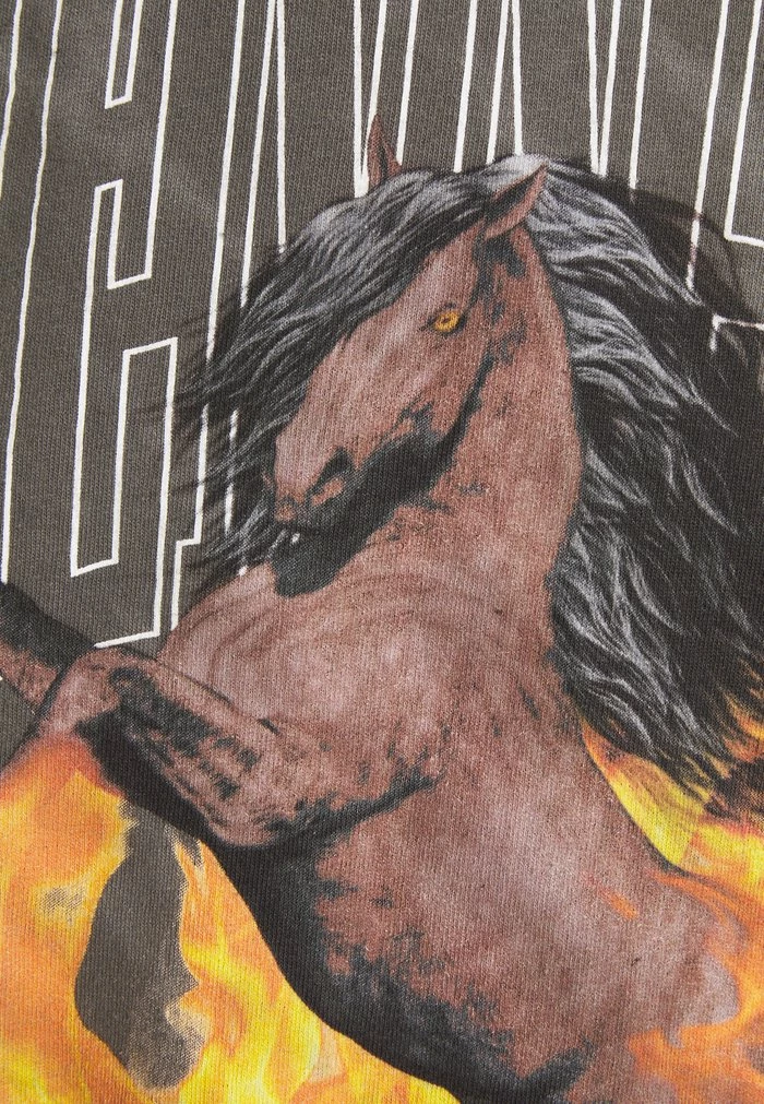 Mennace FLAMING STEED TIE DYE - Print T-shirt - Grey 9 Mennace FLAMING STEED TIE DYE - Print T-shirt - Grey - Image 7