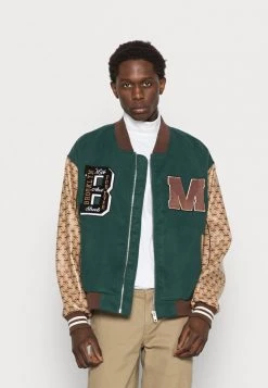 MENNACE MULTI BADGE MONOGRAM JACKET - Bomber Jacket - Green