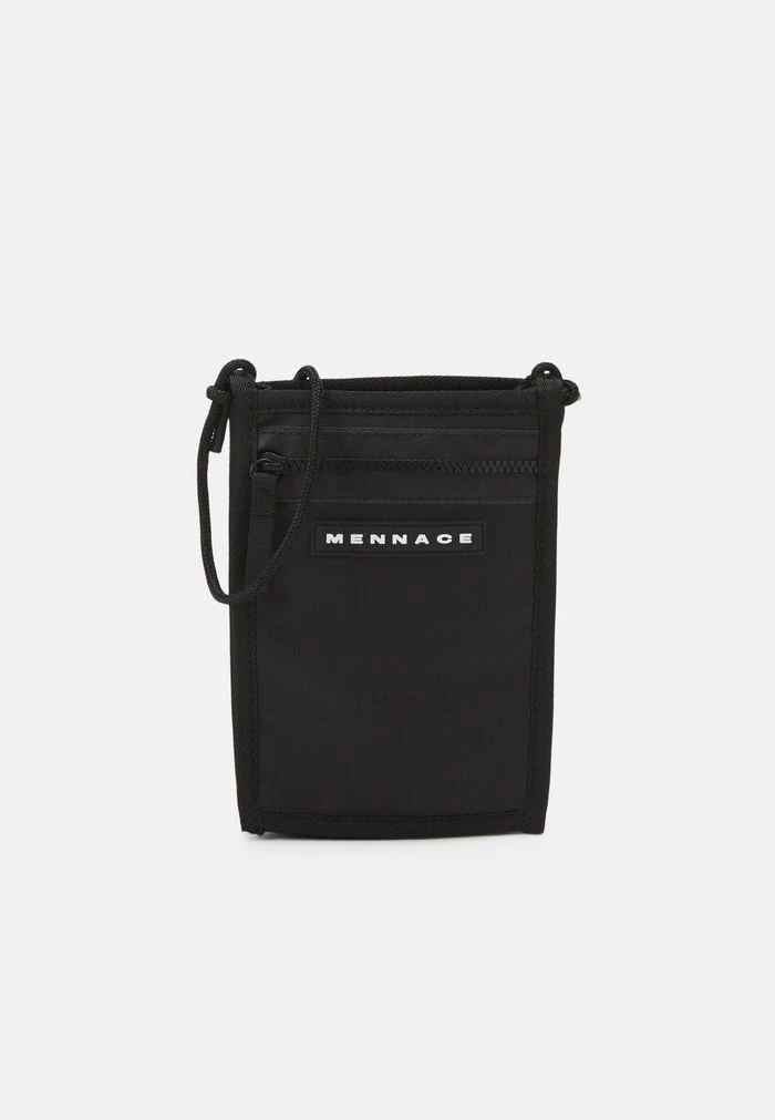 Mennace ZIP NECK POUCH UNISEX - Across Body Bag - Black 3 Mennace ZIP NECK POUCH UNISEX - Across Body Bag - Black