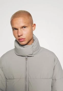 Mennace EVIAN PUFFER JACKET UNISEX - Winter Jacket - Light Grey -Mennace Shop Online f2712bf0cbd44797aea793590ef15223