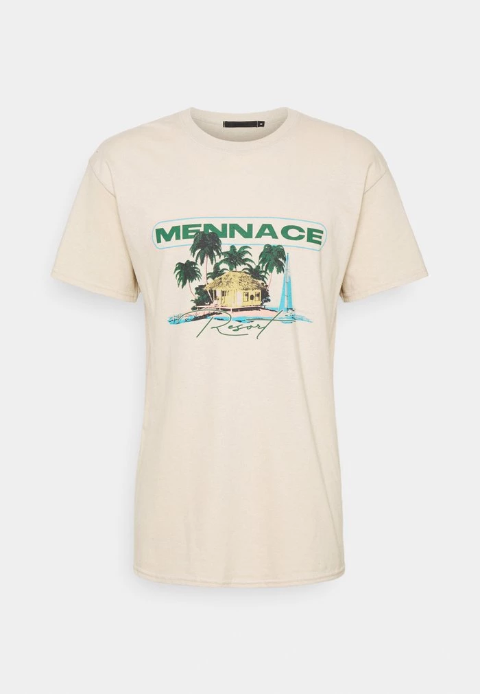 Mennace HAVANA RESORT REGULAR SHIRT - Print T-shirt - Sand 6 Mennace HAVANA RESORT REGULAR SHIRT - Print T-shirt - Sand - Image 4