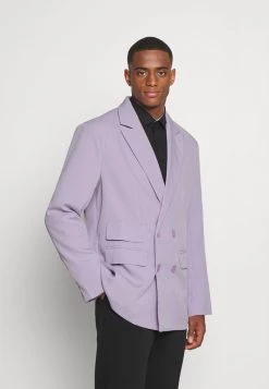 Mennace SUNDAZE DOUBLE BREASTED SUIT JACKET - Blazer Jacket - Lilac