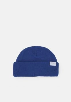 Mennace MINI ROLL BEANIE WITH TAB UNISEX - Beanie - Blue