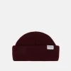 Mennace MINI ROLL BEANIE WITH TAB UNISEX - Beanie - Wine -Mennace Shop Online f54c095fd0c04ca388d818f480519e32