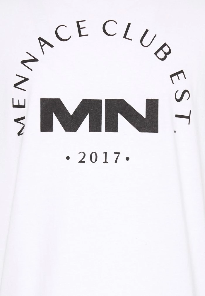 Mennace CLUB UNISEX - Print T-shirt - White 7 Mennace CLUB UNISEX - Print T-shirt - White - Image 5