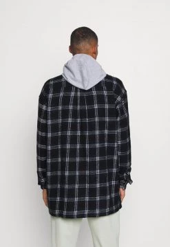 Mennace HENNESSEY HOODED CHECK OVERSHIRT - Summer Jacket - Navy 10 Mennace HENNESSEY HOODED CHECK OVERSHIRT - Summer Jacket - Navy -Mennace Shop Online fbd7f14176844d15b0a0cc134fa87fd2