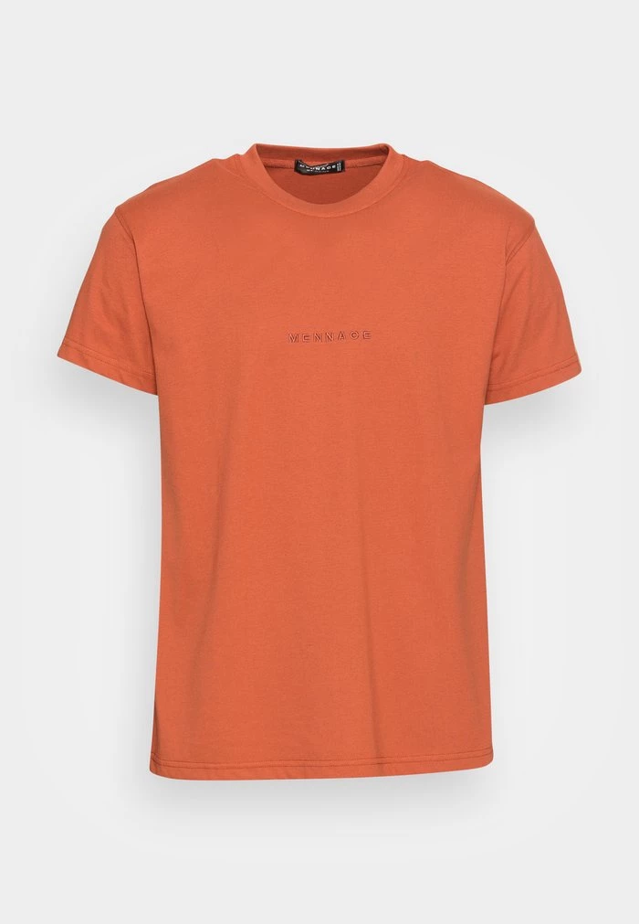 MENNACE UNISEX ESSENTIAL REGULAR - Basic T-shirt - Burnt Orange 6 MENNACE UNISEX ESSENTIAL REGULAR - Basic T-shirt - Burnt Orange - Image 4