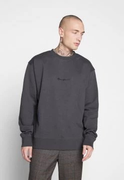 Mennace ESSENTIAL REGULAR SIGNATURE - Sweatshirt - Charcoal