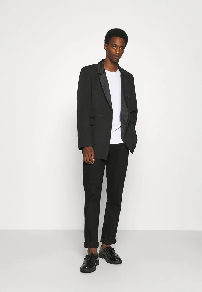 Mennace MIRROR TAILORED FIT SUIT JACKET - Blazer Jacket - Black 4 Mennace MIRROR TAILORED FIT SUIT JACKET - Blazer Jacket - Black - Image 2