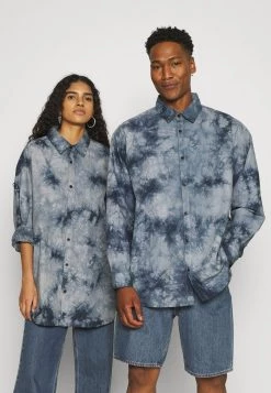 Mennace AFTERMATH UNISEX - Button-down Blouse - Grey