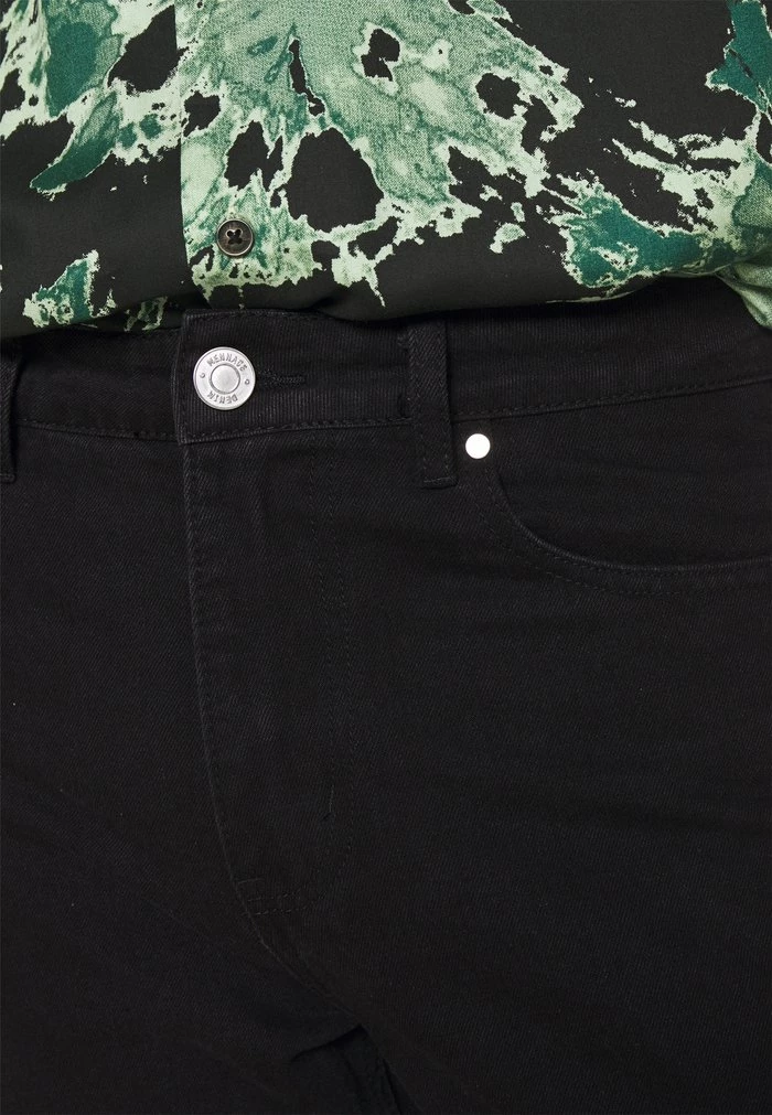 Mennace PETROL HEAD - Straight Leg Jeans - Black 6 Mennace PETROL HEAD - Straight Leg Jeans - Black - Image 4