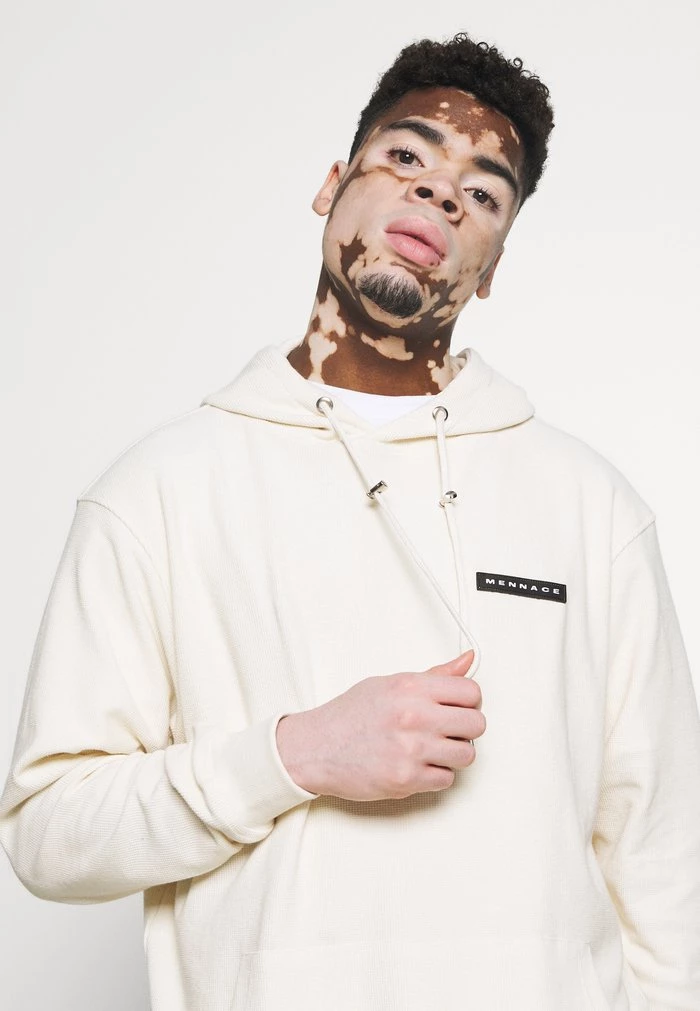 Mennace WAFFLE REGULAR HOODIE - Sweatshirt - Off White 7 Mennace WAFFLE REGULAR HOODIE - Sweatshirt - Off White - Image 5